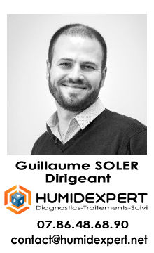HUMIDEXPERT votre conseiller Guillame SOLER sur la Gironde